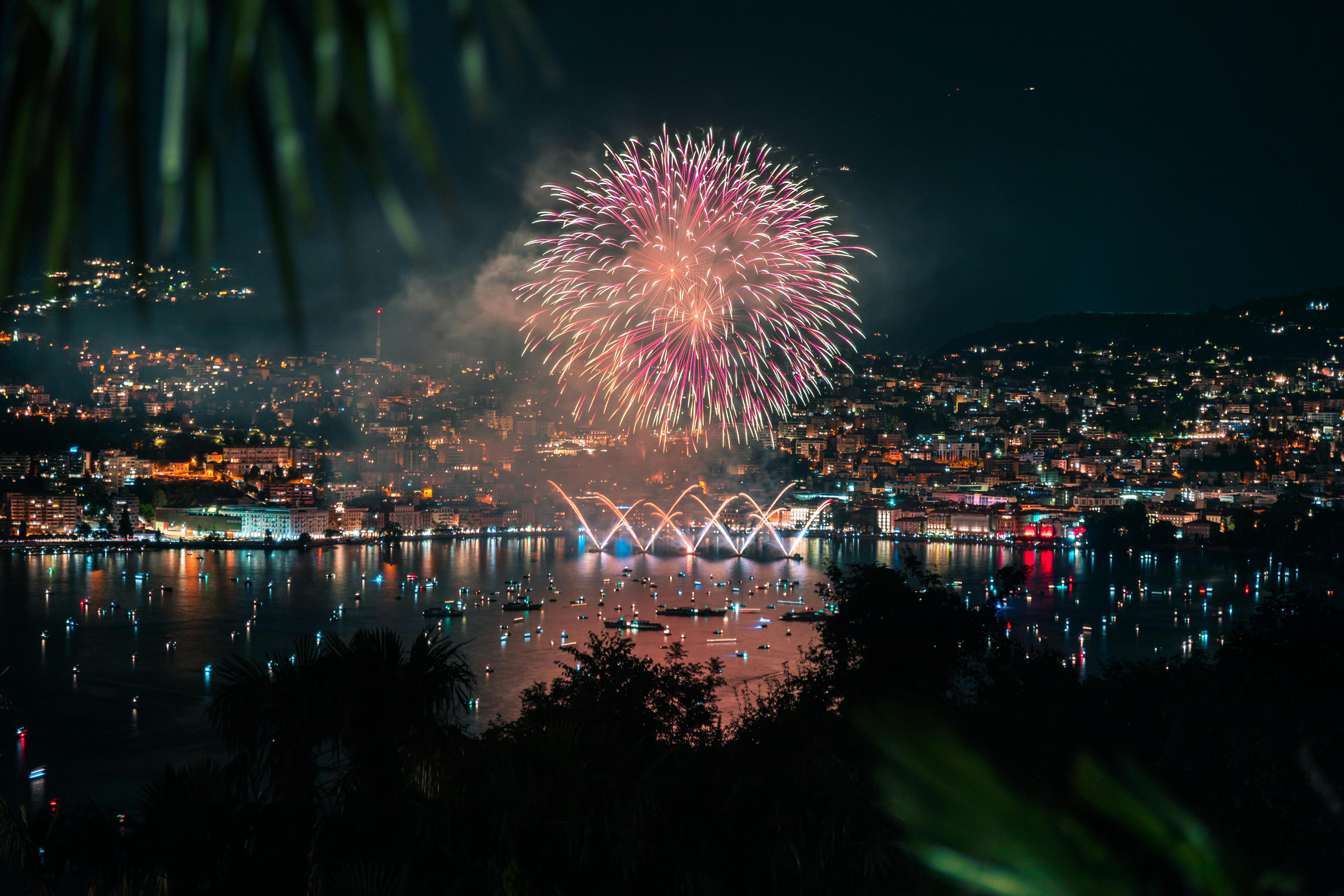 Fuochi artificio Lugano 